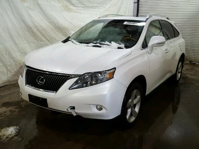 2T2BK1BA3BC088268 - 2011 LEXUS RX 350 WHITE photo 2