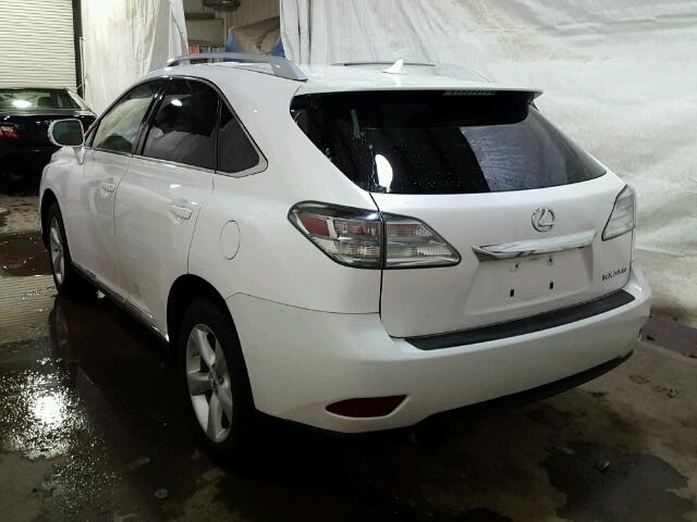 2T2BK1BA3BC088268 - 2011 LEXUS RX 350 WHITE photo 3