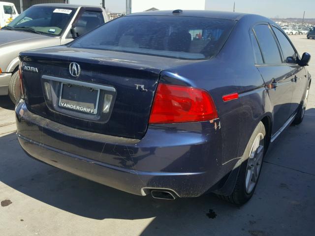 19UUA66216A010115 - 2006 ACURA 3.2TL BLUE photo 4