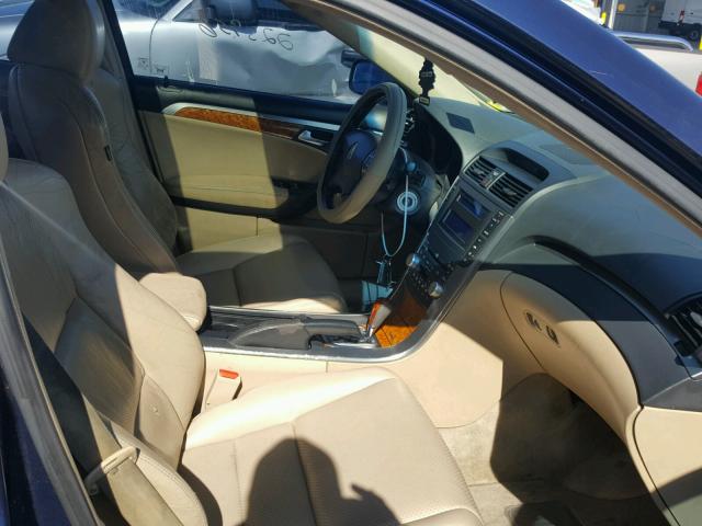 19UUA66216A010115 - 2006 ACURA 3.2TL BLUE photo 5