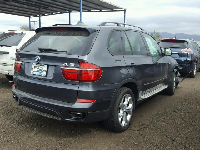 5UXZV8C53CL425289 - 2012 BMW X5 XDRIVE5 BLUE photo 4