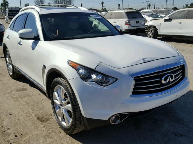 JN8CS1MW4DM171476 - 2013 INFINITI FX37 WHITE photo 1