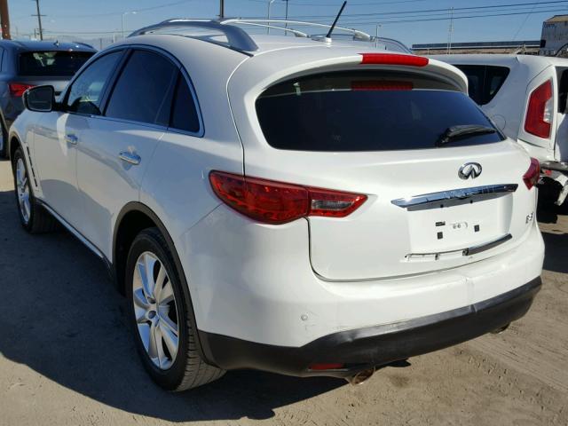 JN8CS1MW4DM171476 - 2013 INFINITI FX37 WHITE photo 3