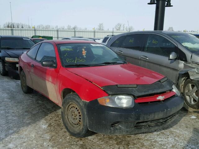 3G1JC12F83S128785 - 2003 CHEVROLET CAVALIER RED photo 1