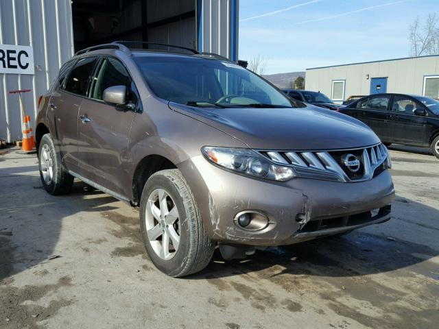 JN8AZ1MW6AW118619 - 2010 NISSAN MURANO S BROWN photo 1