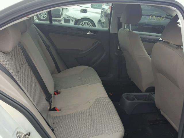 3VW2K7AJ2BM330738 - 2011 VOLKSWAGEN JETTA BASE ვერცხლისფერი ფოტო 6