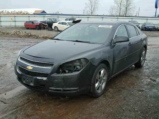 1G1ZC5EB2AF207891 - 2010 CHEVROLET MALIBU 1LT BLACK photo 2