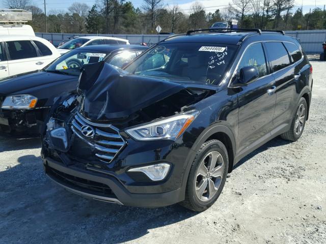 KM8SM4HF8DU008371 - 2013 HYUNDAI SANTA FE G BLACK photo 2