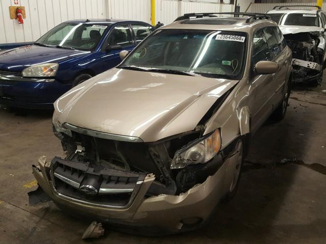 4S4BP62C187354901 - 2008 SUBARU OUTBACK 2. GOLD photo 2