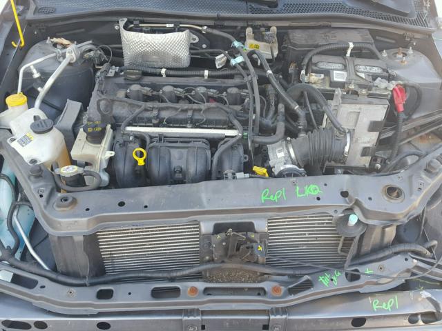 1FAHP3FN9AW118944 - 2010 FORD FOCUS SE GRAY photo 7