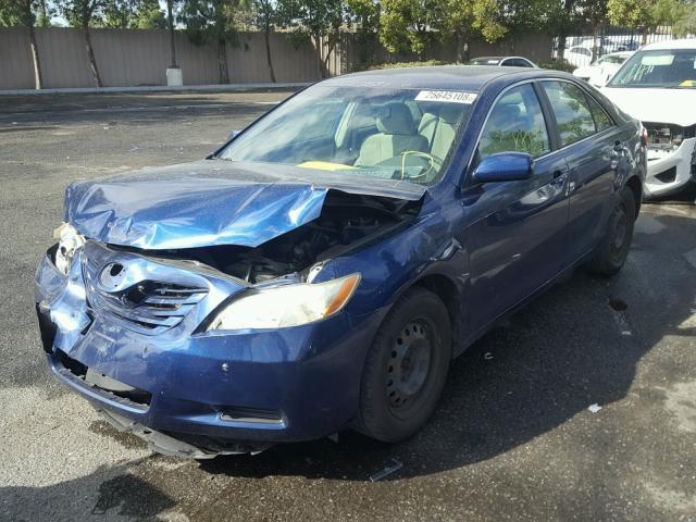 4T1BE46K39U315662 - 2009 TOYOTA CAMRY BASE BLUE photo 2