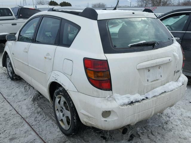 5Y2SL63805Z434099 - 2005 PONTIAC VIBE WHITE photo 3