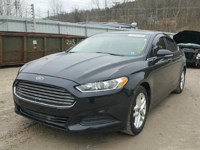 3FA6P0HR4DR309345 - 2013 FORD FUSION SE BLACK photo 2