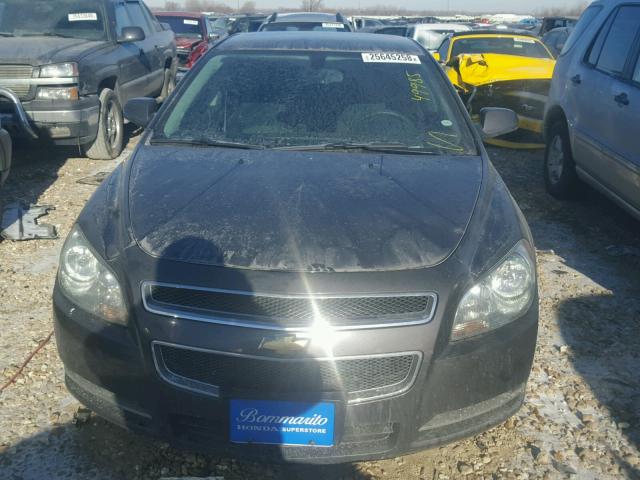 1G1ZC5EB4A4110512 - 2010 CHEVROLET MALIBU 1LT GRAY photo 9