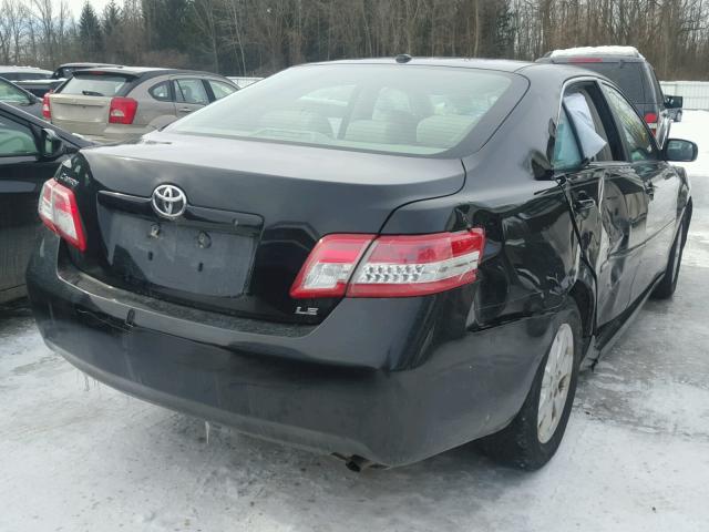 4T1BF3EK0BU184852 - 2011 TOYOTA CAMRY BASE BLACK photo 4