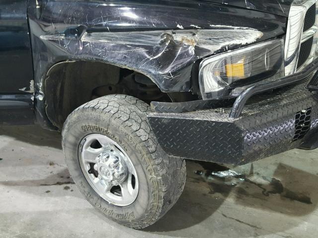 3D7KS28C05G758555 - 2005 DODGE RAM 2500 S BLACK photo 9