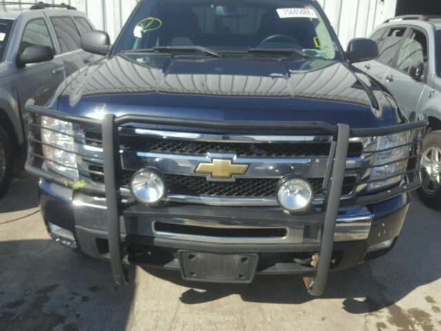 1GCSKSE32AZ133325 - 2010 CHEVROLET SILVERADO BLUE photo 9