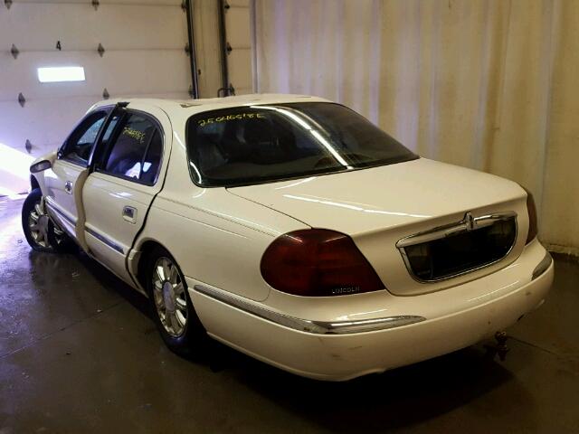 1LNHM97V3XY636898 - 1999 LINCOLN CONTINENTA WHITE photo 3