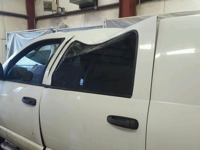 3D7KS19D56G175952 - 2006 DODGE RAM 1500 WHITE photo 9