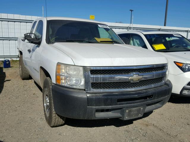 1GCEC19C39Z176503 - 2009 CHEVROLET SILVERADO WHITE photo 1