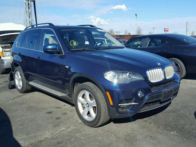 5UXZV8C57BL418389 - 2011 BMW X5 XDRIVE5 BLUE photo 1