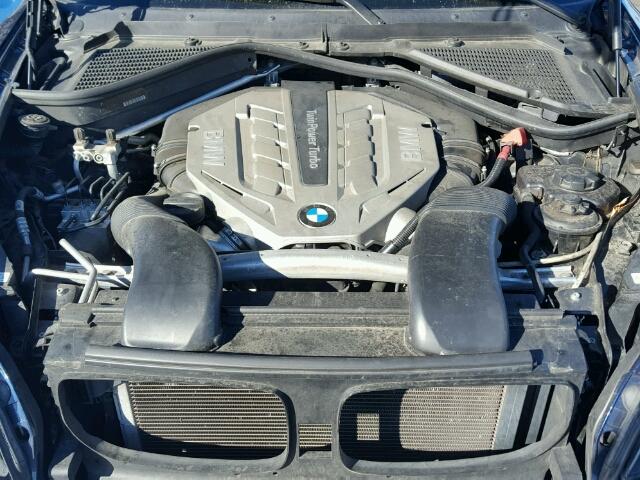 5UXZV8C57BL418389 - 2011 BMW X5 XDRIVE5 BLUE photo 7