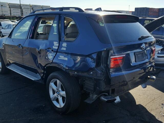 5UXZV8C57BL418389 - 2011 BMW X5 XDRIVE5 BLUE photo 9