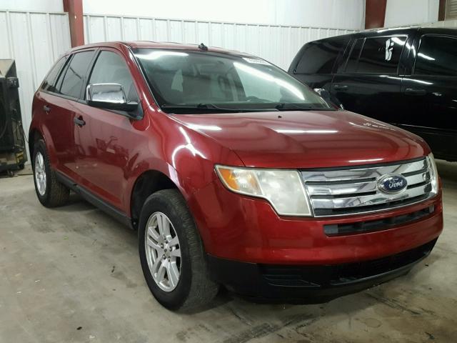 2FMDK36C67BA72517 - 2007 FORD EDGE SE RED photo 1