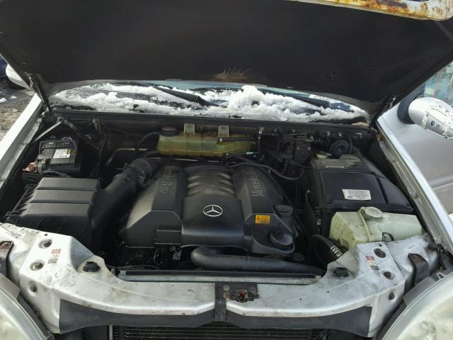 4JGAB75E62A319441 - 2002 MERCEDES-BENZ ML 500 SILVER photo 7