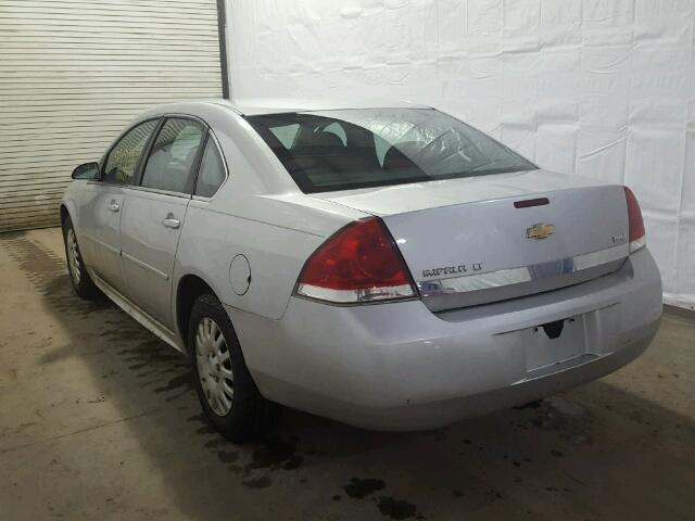 2G1WG5EK5B1308598 - 2011 CHEVROLET IMPALA LT SILVER photo 3