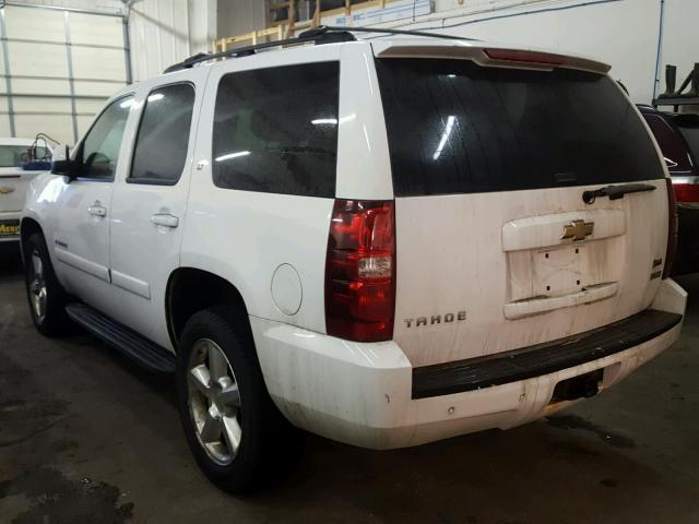 1GNFK13097R210261 - 2007 CHEVROLET TAHOE K150 WHITE photo 3