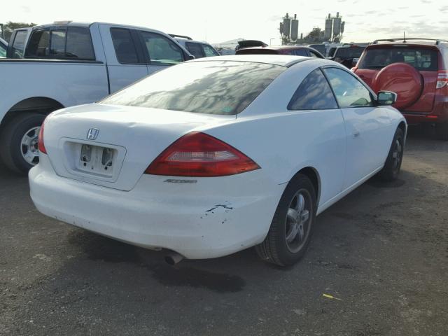 1HGCM72653A015721 - 2003 HONDA ACCORD EX WHITE photo 4