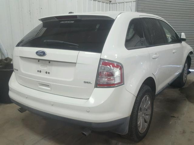 2FMDK3JC9ABB74103 - 2010 FORD EDGE SEL WHITE photo 4