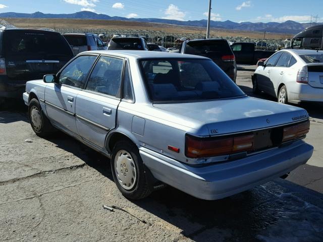 4T1SV21EXMU411173 - 1991 TOYOTA CAMRY DLX BLUE photo 3