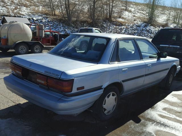 4T1SV21EXMU411173 - 1991 TOYOTA CAMRY DLX BLUE photo 4