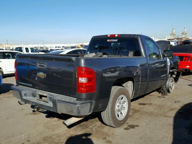 1GCNCPEX8BZ115794 - 2011 CHEVROLET SILVERADO BLACK photo 4