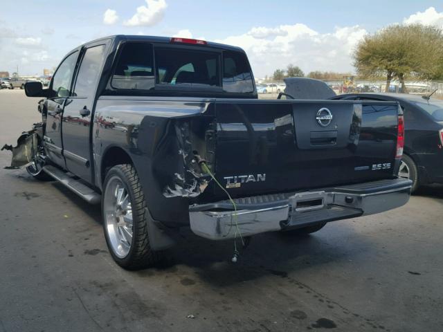 1N6BA07D38N348157 - 2008 NISSAN TITAN XE BLACK photo 3