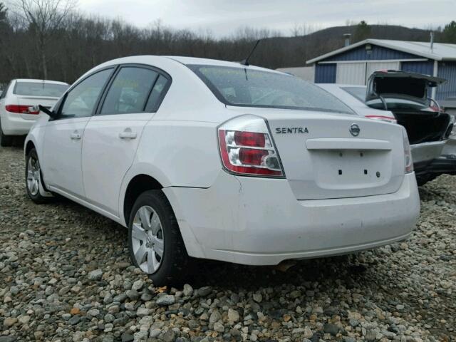 3N1AB61E49L642879 - 2009 NISSAN SENTRA 2.0 WHITE photo 3