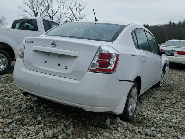 3N1AB61E49L642879 - 2009 NISSAN SENTRA 2.0 WHITE photo 4