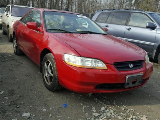 1HGCG3279YA017908 - 2000 HONDA ACCORD EX RED photo 1