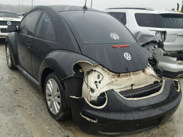 3VWRW31C58M525187 - 2008 VOLKSWAGEN NEW BEETLE BLACK photo 3