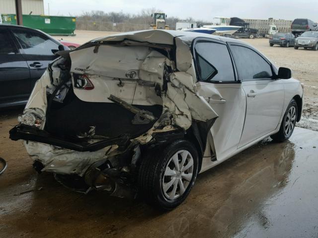 JTDBU4EE6B9157636 - 2011 TOYOTA COROLLA BA WHITE photo 4