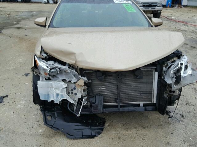 4T1BF1FK0CU080737 - 2012 TOYOTA CAMRY BASE GOLD photo 7