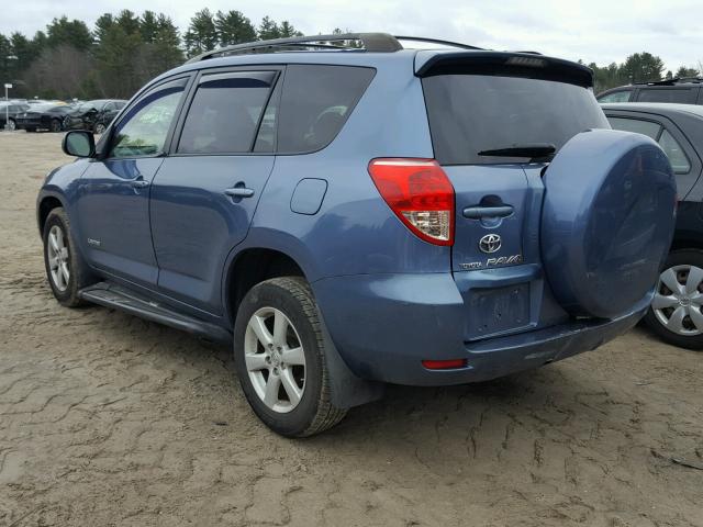 JTMBD31V675082578 - 2007 TOYOTA RAV4 LIMIT BLUE photo 3