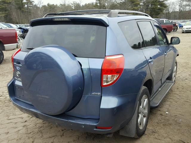 JTMBD31V675082578 - 2007 TOYOTA RAV4 LIMIT BLUE photo 4