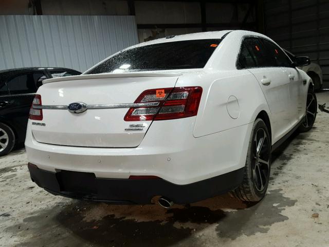 1FAHP2E89GG130942 - 2016 FORD TAURUS SEL WHITE photo 4