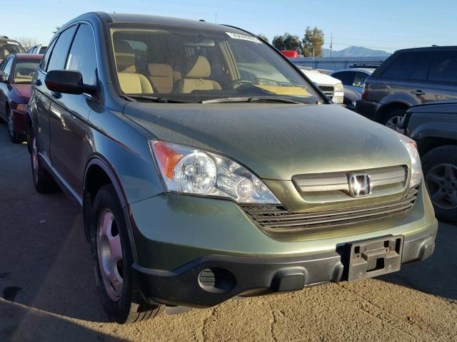 JHLRE38307C075219 - 2007 HONDA CR-V LX GREEN photo 1