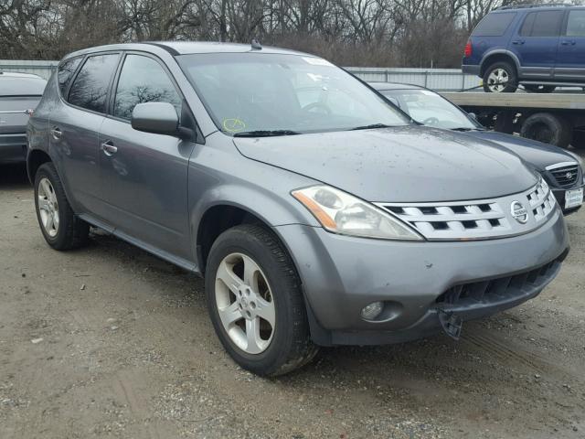 JN8AZ08WX5W405536 - 2005 NISSAN MURANO SL GRAY photo 1