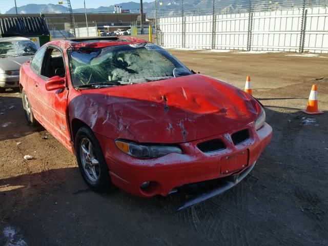 1G2WR12192F255942 - 2002 PONTIAC GRAND PRIX RED photo 1