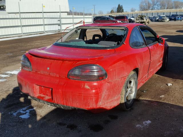 1G2WR12192F255942 - 2002 PONTIAC GRAND PRIX RED photo 4